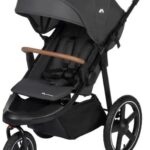 Bebeconfort Cloudy, All-Terrain Pushchair, 0 – 4 Years (max. 22kg), Reclining Baby Stroller, Fast Folding, 3 Large Air Wheels, Adjustable Handlebar, Spacious Storage Basket, Mineral Graphite