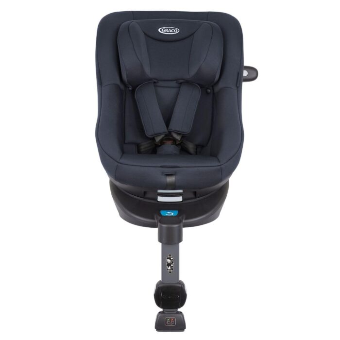 Graco Turn2Me i-Size R129 – 360° Rotating ISOFIX Car Seat from Birth to 4 Years (40–105 cm), Rear & Forward Facing, Navy - Image 3