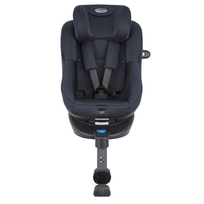 Graco Turn2Me i-Size R129 – 360° Rotating ISOFIX Car Seat from Birth to 4 Years (40–105 cm), Rear & Forward Facing, Navy - Image 2