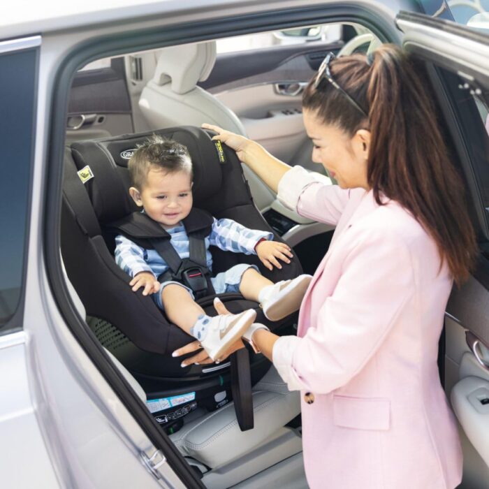 Graco Turn2Me i-Size R129 – 360° Rotating ISOFIX Car Seat from Birth to 4 Years (40–105 cm), Rear & Forward Facing, Navy - Image 7