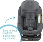 Maxi-Cosi AxissFix i-Size Toddler Car Seat, 360 Swivel Car Seat, 4 months - 4 years, 61 - 105 cm, Authentic Graphite - Image 4