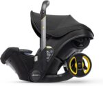 Doona+ Baby Car Seat & Travel Stroller Nitro Black - Convertible 0+ Car Seat and Pram with 5 Point Safety Harness - Ergonomic Pushchair and Travel System - ISOFIX Base Sold Separately