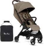 Silver Cross - Clic 2 Compact Stroller & Travel Bag - Travel Stroller For Life On The Go - Foldable & Lightweight - Suitable From Birth To 4 years - Cobble