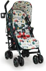 Cosatto Supa 3 Pushchair with Footmuff – Lightweight Stroller from Birth to 25Kg - Easy, Compact, Umbrella Fold, Large Shopping Basket, Carry Handle Footmuff (Old Macdonald)