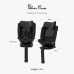 Silver Cross Motion All Size 2 360 Car Seat – ISOFIX 360° Rotating Car Seat for Newborn to 12 Years with 5-Point Harness, Space - Image 5
