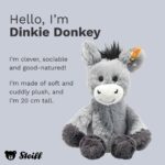 Steiff Dinkie Donkey, cute cuddly toy with plastic eyes, children, boys & girls, Friends - Image 5