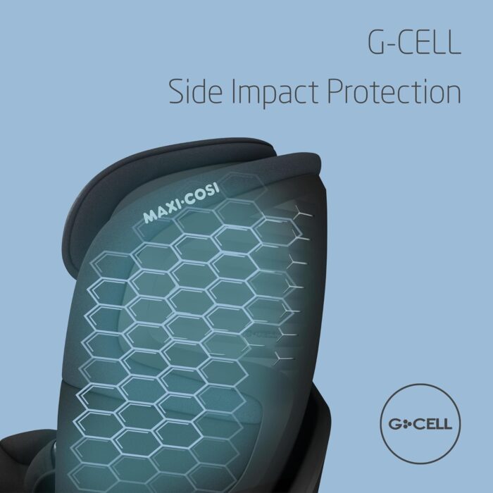 Maxi-COSI Emerald S i-Size – 360° Swivel Baby Car Seat 0–12 Years (40–150cm), ISOFIX, Rear Facing, G-Cell Side Impact Protection, Tonal Black - Image 8