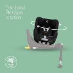 Maxi-Cosi Pearl 360 i-Size – 360° Swivel Baby Car Seat 3 Months–4 Years (61–105 cm), ClimaFlow, Easy-In Harness, G-Cell Protection, Black - Image 11