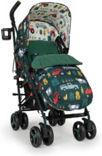Cosatto Supa 3 Pushchair with Footmuff – Lightweight Stroller from Birth to 25Kg - Easy, Compact, Umbrella Fold, Large Shopping Basket, Carry Handle Footmuff (Old Macdonald)