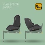 Maxi-Cosi Pearl Pro2 i-Size – Rear Facing R129 Car Seat 6 Months–4 Years (67–105 cm), 4 Recline Positions, Easy-In Harness, Authentic Black - Image 12
