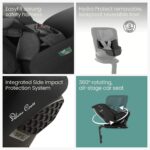 Silver Cross Motion All Size 2 360 Car Seat – ISOFIX 360° Rotating Car Seat for Newborn to 12 Years with 5-Point Harness, Space - Image 6