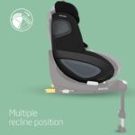 Maxi-Cosi Pearl 360 i-Size – 360° Swivel Baby Car Seat 3 Months–4 Years (61–105 cm), ClimaFlow, Easy-In Harness, G-Cell Protection, Black - Image 7