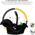 Kinderkraft ESME 3-in-1 Car Seat with Mink PRO I-Size Baby Carrier, Travel System, Baby Stroller, Foldable Stroller, Newborn Up to 4 Years, Beige