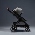 Maxi COSI Zelia Select Trio, Baby Stroller 3 in 1 with Car Seat, 0-4 Years (0-22 kg), One-Hand Fold, Compact and Reversible Puschair Travel System, with CabrioFix S i-Size Baby Car Seat, Grey