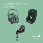 Maxi-Cosi Pearl 360 i-Size – 360° Swivel Baby Car Seat 3 Months–4 Years (61–105 cm), ClimaFlow, Easy-In Harness, G-Cell Protection, Authentic Green - Image 6