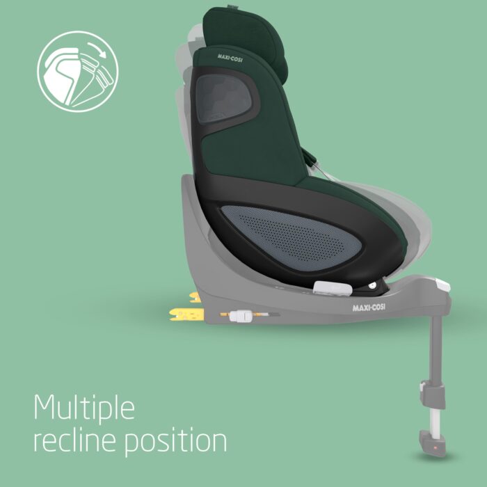 Maxi-Cosi Pearl 360 i-Size – 360° Swivel Baby Car Seat 3 Months–4 Years (61–105 cm), ClimaFlow, Easy-In Harness, G-Cell Protection, Authentic Green - Image 8