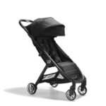 Baby Jogger City Tour 2 Double Travel Pushchair | Lightweight, Foldable & Portable Double Buggy | Pitch Black