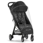 Baby Jogger City Tour 2 Double Travel Pushchair | Lightweight, Foldable & Portable Double Buggy | Pitch Black