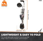 MobiQuip XL Disability Pushchair, Blue - Special Needs Stroller for Older Children up to 50kg - Lightweight Folding Aluminium Frame - Adjustable Footplate & 5-Point Harness - Smooth & Portable