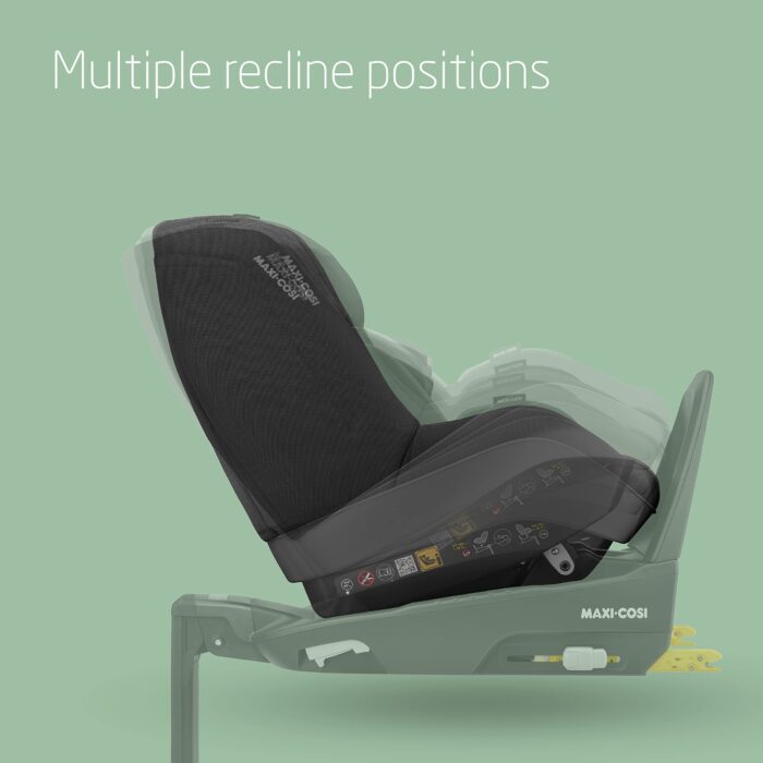 Maxi-Cosi Pearl Pro2 i-Size – Rear Facing R129 Car Seat 6 Months–4 Years (67–105 cm), 4 Recline Positions, Easy-In Harness, Authentic Black - Image 8