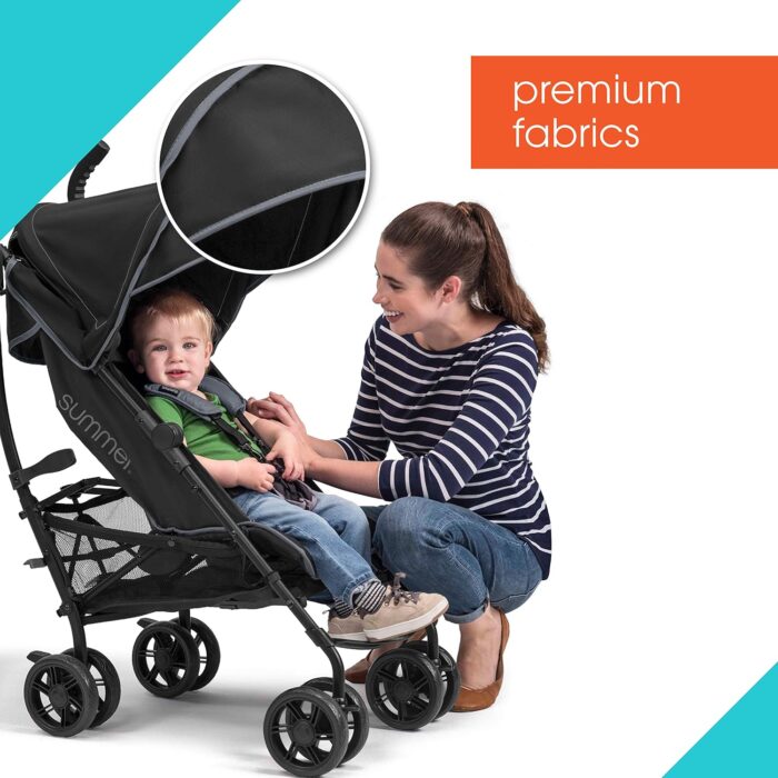 Summer 3Dlite+ Convenience Stroller, Matte Black